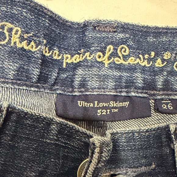 Levi's Women’s Dark Blue Slim Jeans - Picture 6 of 6